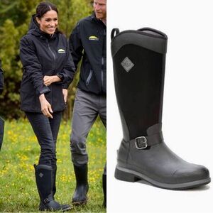 The Original Muck Boot Company ‘Reign’ Women’s Tall Waterproof Boots in Black 11